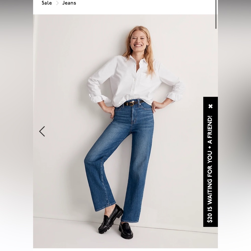 Madewell Perfect Vintage Wide Leg